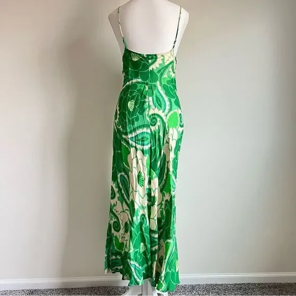 Anthropologie Farm Rio Tropical Groove Circle Cut Out Midi Dress Small - Picture 7 of 12